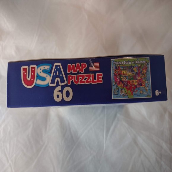 NWT CraZArt USA Map 60 Piece Jigsaw Puzzle - Picture 3 of 5